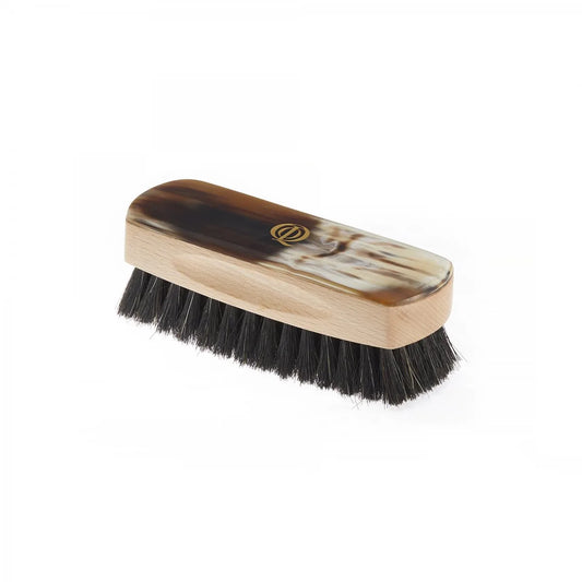 QOT Dark Shoe Brush in Horn – Small