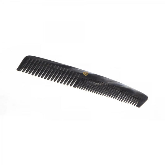 QOT Horn Comb with Leather Case